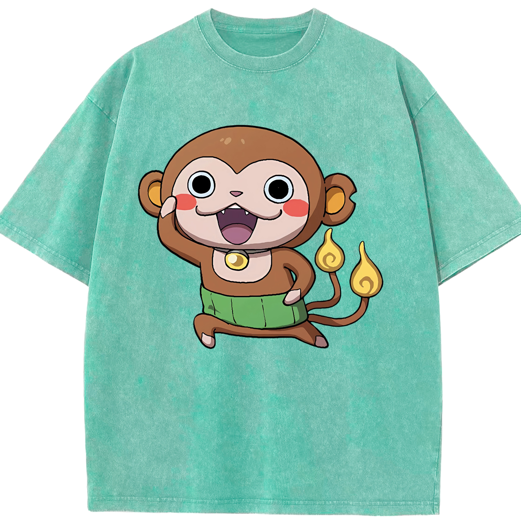 （画像用） 妖怪ウォッチ Yo-kai Watch 綿100% ヴィンテージ風 半袖Tシャツ（フロントプリント）